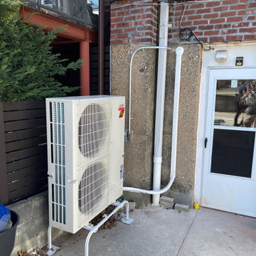 Mitsubishi Hyper Heat Smart Multi Condenser 42000 BTU Install