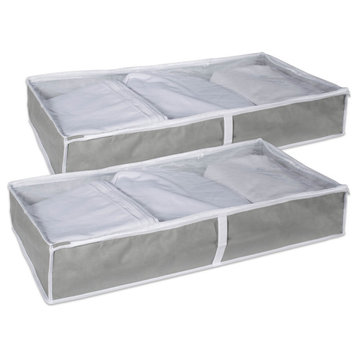 DII Gray Soft Storage, Set of 2