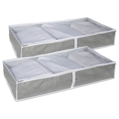 DII Gray Soft Storage  (Set of 2)