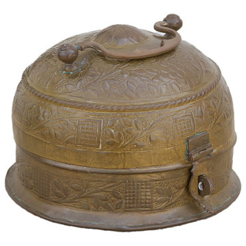 Mid-Century Indian Brass Beetlenut Box