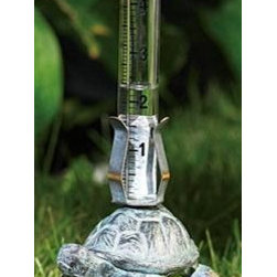 Turtle Brass & Glass Rain Gauges - Outdoor Products