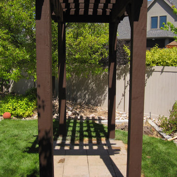 Timber Frame Garden Arbor