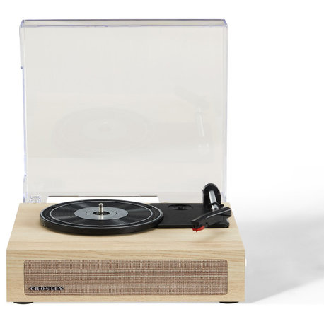 Scout Bluetooth Vinyl Record Player, Natural