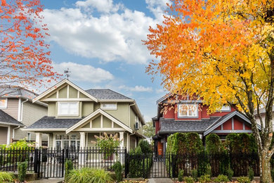 Example of a trendy exterior home design in Vancouver