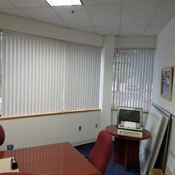 Vertical Blinds in Commercial Setting - Vertical Blinds