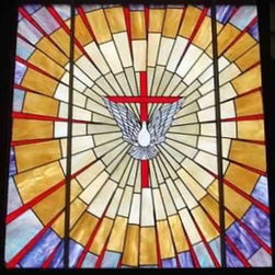 Ecclesiastical custom stained glass - Mixed Media Art