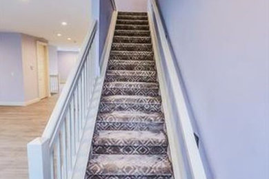 Staircase - transitional staircase idea in Detroit