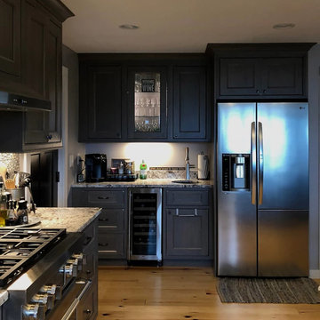 Kitchen with Gray Cabinetry