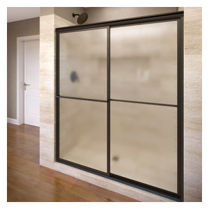 Infinity Semi Frameless Sliding Shower Door Fits 43 47