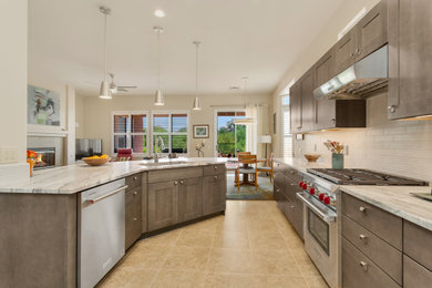 Transitional kitchen photo in Other