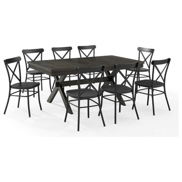 Hayden 9Pc Dining Set WithCamille Chairs