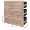 Pur 3 Drawer Set for Pur 36W Closet Organizer in Rustic Brown - Engineered Wood