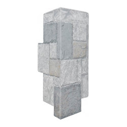 150-JAGGED CASTLE STONE CORNER 12" W X 24"H - Wall Panels