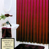 Vinyl Shower Liner With Magnets And Grommets, Burgundy