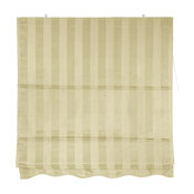 Striped Roman Shades, Cream, 36"x72"
