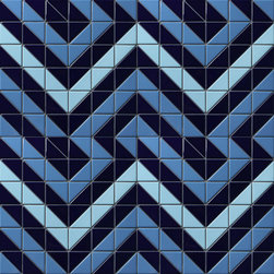 Artistic Pool Tile: Santorini Puzzle TR-SA-PZ - Mosaic Tile