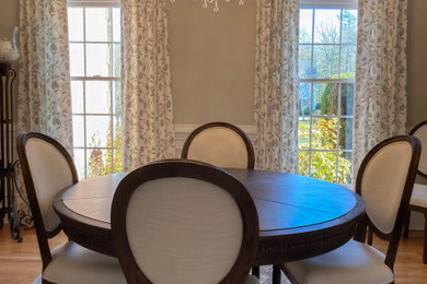 Inspiration for a timeless dining room remodel in Providence