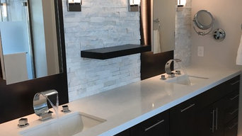 Another masterpiece:-)...fully remodeled master bathroom...converted from a walk