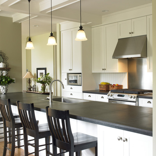Black Tile Countertop Houzz
