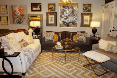 Living room - eclectic living room idea in San Francisco