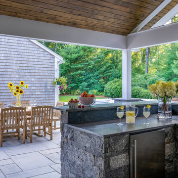 Vaulted Veranda Outdoor Kitchen