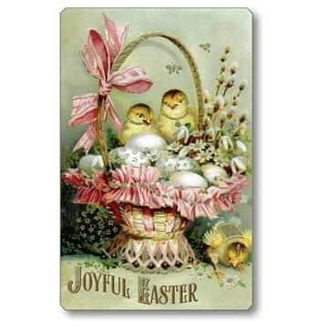 Vintage-Style Victorian-Style Easter Basket Sign