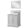 32" Premium Kingswood Bath Vanity, White and Mirror