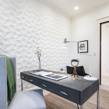 Stylish laser-cut wall paneling