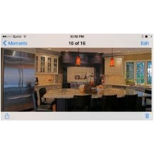 example kitchen/sitting area
