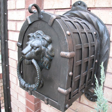 Mailbox and Iron Tables