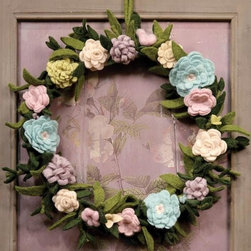 Spring Thaw Woolen Wreath - Wall Accents