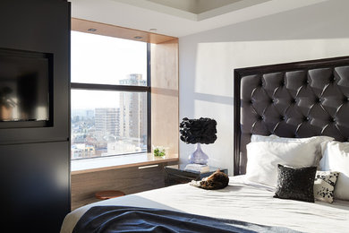 メルボルンにある中くらいなコンテンポラリースタイルのおしゃれな寝室