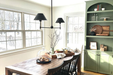Example of a trendy dining room design in Other