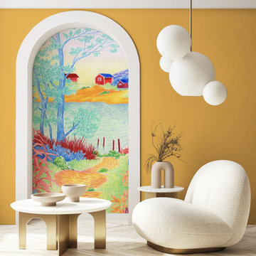 Fresque Lac