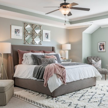 Blush Pink Accent Bedroom
