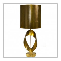 Worlds Away Jennings Metal Table Lamp - Table Lamps