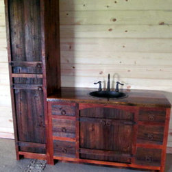 Reclaimed Barn Wood Bathroom - Bathroom Vanities And Sink Consoles
