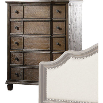Baudouin Chest, Weathered Oak