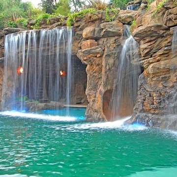 Naturalistic Pools with Grotto