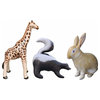 Jet Creations Inflatable 3 Pack, Giraffe, Skunk, Rabbit