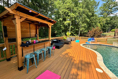 Inspiration for a deck remodel in Atlanta