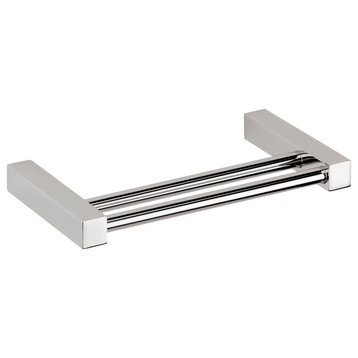 WS Bath Collections Iceberg 1036 Double Post Tissue Holder, Chrome