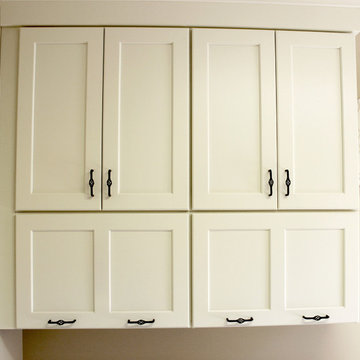 Cream Laundry Room with Corian Countertop ~ Medina, OH