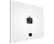 Contemporary Clock 'Blueout Black Square Clock' Artisan-Made Blue Kitchen Clock