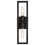 Designers Fountain - Designers Fountain D224M-WS-MB Urban Oasis, 2 Light Wall -18 In - This modern industrial style is created by combiniUrban Oasis 2 Light  Matte BlackUL: Suitable for damp locations Energy Star Qualified: n/a ADA Certified: n/a  *Number of Lights: 2-*Wattage:60w Incandescent bulb(s) *Bulb Included:No *Bulb Type:Incandescent *Finish Type:Matte Black