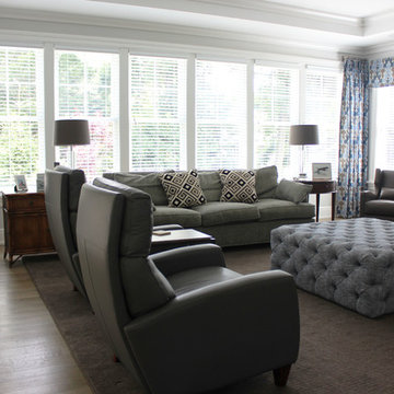 Rooms Featuring Custom Window Treatments by Lynn Chalk