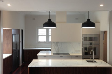 Photo of a large contemporary kitchen in Perth.