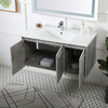 40"  Single Bathroom Floating Vanity, Concrete Gray, Vf44040Cg