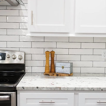 White Modern Farmhouse Kitchen