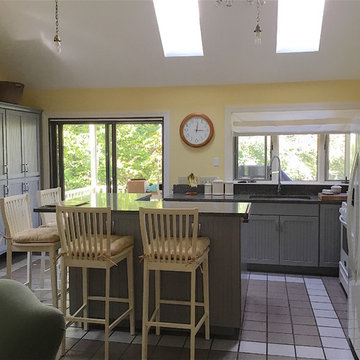 Kitchen remodel with open floor plan